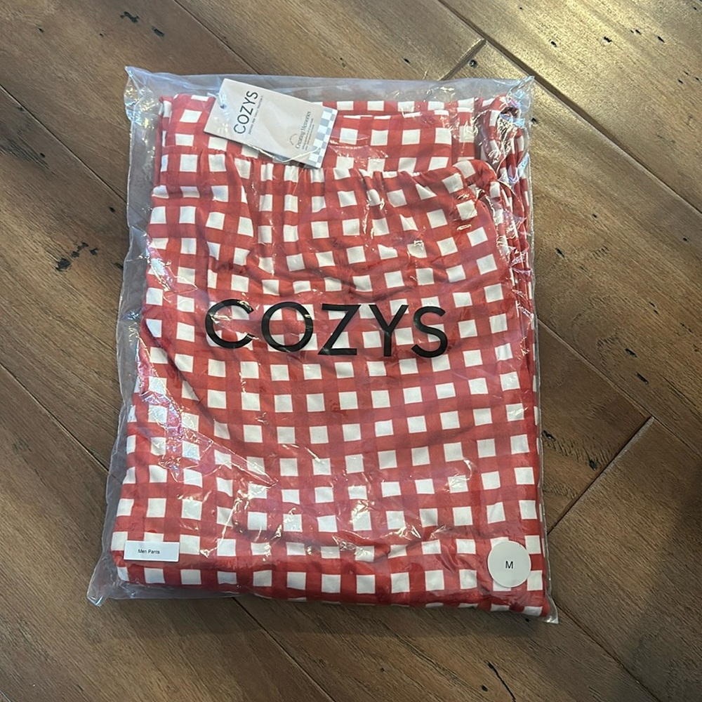 COZY - CANDY CANE GINGHAM | MEN'S PANTS